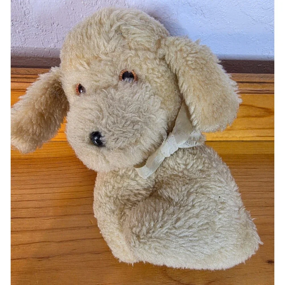 Vintage Gerber Puppy Dog Plush Stuffed Animal Taiwan R.O.C. 8